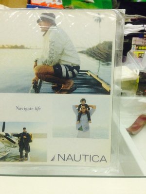 NAUTICA  美國運費休閒品牌 經典 滑鼠墊 ( 全新商品 ) 特價:100元  現貨5個
