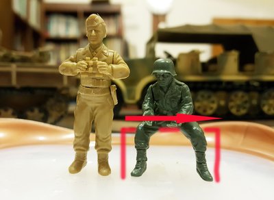 《廣寶閣》田宮Tamiya模型 1/35 二戰德軍兩個一標 50元 士官長與砲兵手 TA-009