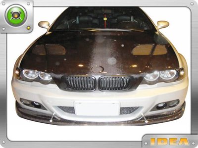 泰山美研社20111401  BMW E46 GTR 4D 98-01 國外進口 引擎蓋＊CARBON＊