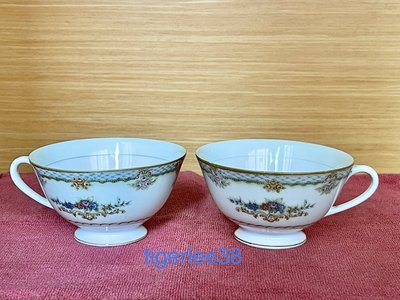 [老排的收藏]~~懷舊陶瓷~1950年代日本NARUMI鳴海骨瓷茶杯.1組2個