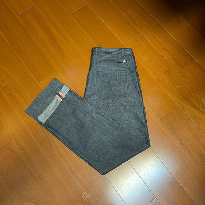 （Size L) Adidas 深灰色赤耳牛仔褲(3M34-1)