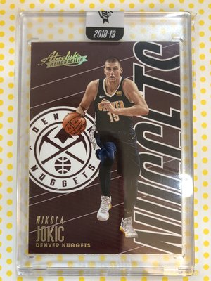 2018-19 NBA Panini Absolute 金塊隊 Nikola Jokic 未流通平行卡 〈限量7張〉