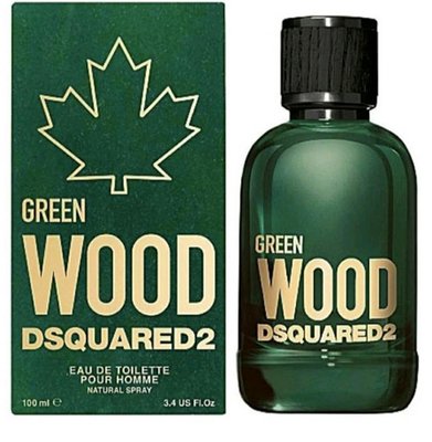 DSQUARED2 GREEN WOOD 心動綠 男性淡香水/1瓶/100ml-公司正貨