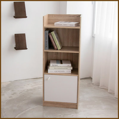 【ikloo】日系四層一門置物櫃/收納櫃 置物櫃 收納櫃 衣櫃 書櫃 BCF64