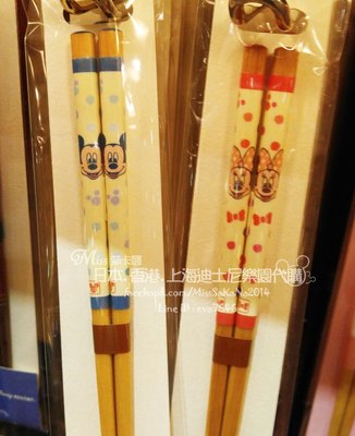 Miss莎卡娜代購【日本迪士尼正品】米奇 米妮 點點圖案 木質筷子 (預購)