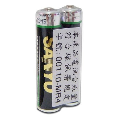 《鉦泰生活館》SANYO 4號電池AAA 2入/組 SUM4