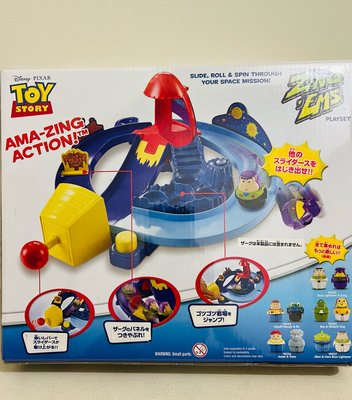 版 日本限定販售 迪士尼系列 玩具總動員 日貨 美版 Zing'ems Rocket Rumble玩具總動員 巴斯光年 遊戲盤