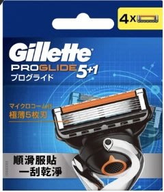 Gillette 吉列】Proglide 無感系列 刮鬍刀頭(4刀頭