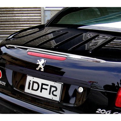 【JR佳睿精品】寶獅 Peugeot 206CC 鍍鉻 尾翼 導流板 後車廂飾條 改裝 精品 配件 百貨