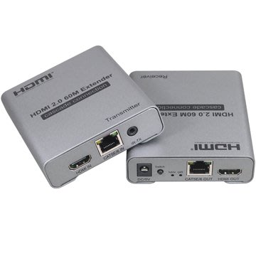 伽利略 HDMI 4K@60Hz 網路線 影音延伸器 60m (不含網路線) (H2E60S)