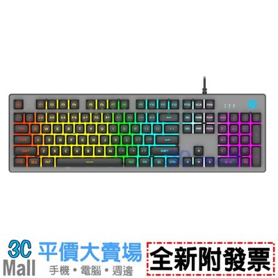 【全新附發票】HP 惠普 K500F LED背光 RGB機械手感鍵盤 黑 倉頡注音-白字無背光 金屬噴砂面板