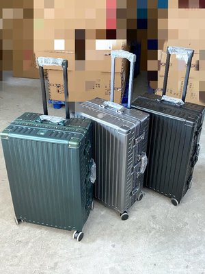 復古鋁合金框拉桿箱26寸旅行箱萬向輪行李箱28寸24密碼箱20登機箱