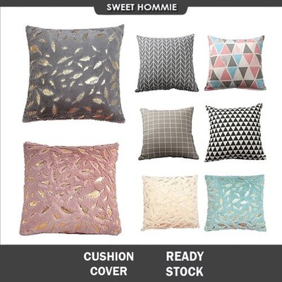 Best Throw 方形枕套 45x45 沙發靠墊枕套棉 Sarung Bantal Peluk 家居裝飾內飾頂級品質