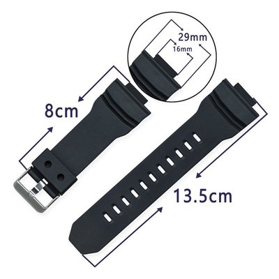 適用於 GA-150 / 200 / 201 / 300 / 310 / GLX 系列軟 TPU 錶帶錶帶腕帶的卡西歐