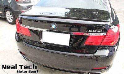 BMW 7系列 F01 F02 M3款尾翼 小鴨尾 改裝 空力套件 730i 740i 750i Li F03 F04