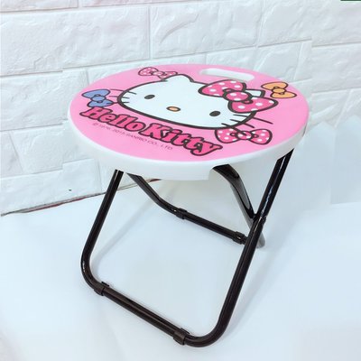 ONE HOUSE-正版-Hello Kitty手提式折合椅/折疊椅/輕巧椅/兒童椅KT-0949
