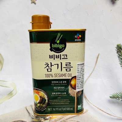 韓國 CJ bibigo 芝麻油 500ml 韓國傳統芝麻油 冷壓芝麻油