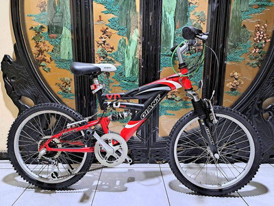 捷安特20吋shimano 6速避震兒童腳踏車適合身高125～135附燈鎖桃園自取