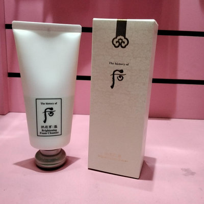 韓國 WHOO 后 拱辰享雪白潔顏乳180ml，公司貨，市價：1480元，下單前請先詢問貨量