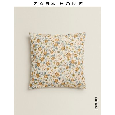 現貨熱銷-Zara Home 家用花卉印花彩色靠墊套抱枕套單個不含芯 42313008999