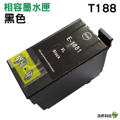 for T188 188 黑色 兼容相容墨水匣 WF-3621 WF-7611 WF-7111