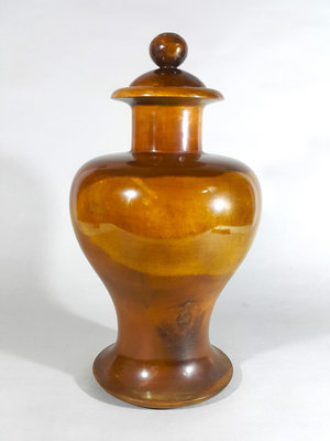 [銀九藝] 早期木雕 台灣牛樟木 聚寶盆 聚寶瓶 花瓶