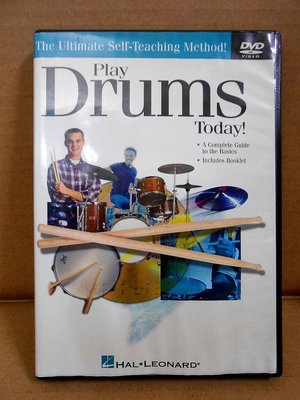 【影音教學光碟】Play Drums/爵士鼓教學/影音教學(二手)