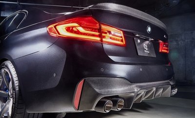【樂駒】3D Design  BMW F90 M5 後下擾流 後下巴 Carbon 碳纖維輕量化 改裝 日本 改裝 大廠