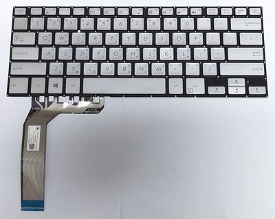 全新 華碩 ASUS X407 X407U X407M X407UB X407MA 銀色鍵盤 現貨供應 現場立即維修