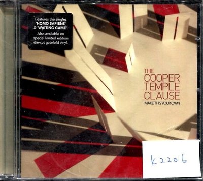 *真音樂* THE COOPER TEMPLE CLAUSE / MAKE 全新 K2206(清倉.下標賣5)
