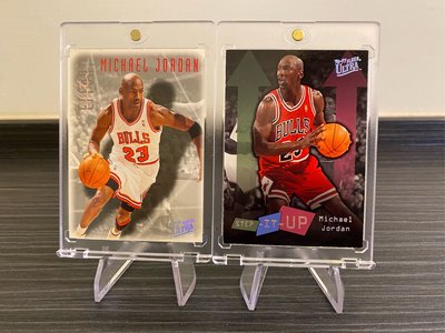1996-97 Fleer Ultra Michael Jordan                 公牛籃球之神飛人喬丹主客場球衣《2張合售》