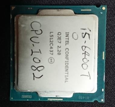 【冠丞】Intel Core i5-6400T 2.2G 6M QJE7 1151腳位 CPU 處理器 CPU-I082