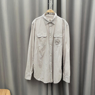 diesel vintage 中古刺繡條紋襯衫病號服