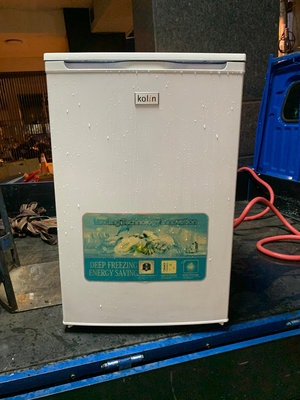 [中古] 歌林 90 L 單門直立式冷凍櫃 營業用冷凍櫃 冰母乳 台中大里二手冰箱 台中大里中古冰箱 修理冰箱 維修冰