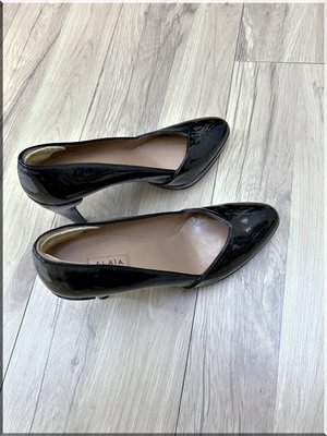 ALAIA 黑色牛皮高跟鞋 正品新品 原價38480 37