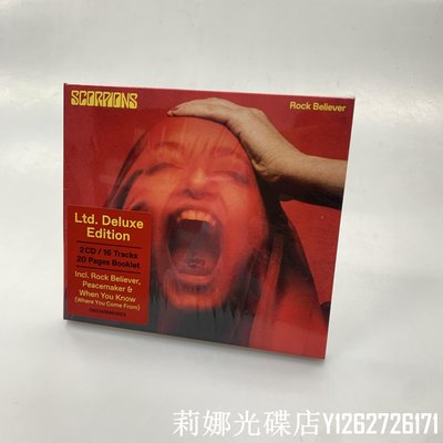 CD 蝎子樂隊 Scorpions Rock Believer 2CD 2022全新專輯莉娜光碟店 6/8