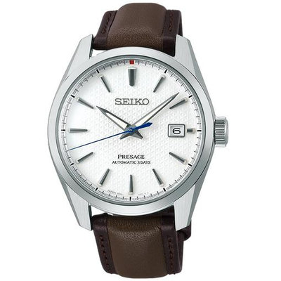 預購  SEIKO PRESAGE SARX113 機械錶 40.16mm 皮革錶帶 白色面盤 110週年紀念 限定款 男錶 女錶