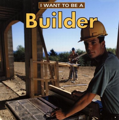 ＊小貝比的家＊I WANT TO BE A BUILDER/平裝職業 /3~6歲/生涯規劃教育