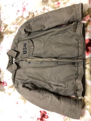 BRONSON（惡犬）復刻USN jacket外套，尺寸size:XL