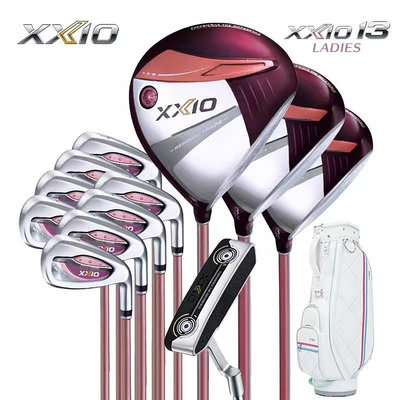 現貨 24新款高爾夫球桿XxioMP1300男女士套桿SP1200碳素鋼全套波爾多紅