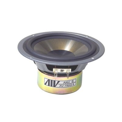 結束營業大拍賣 ANV DIY 音響 喇叭 中低音 單體 5.25吋 金色 阻抗4歐姆(SP-S050402W)一個