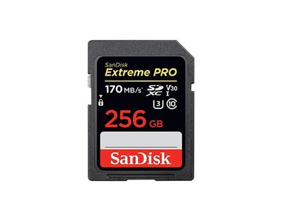 ☆昇廣☆ SANDISK Extreme Pro SD 256GB 170MB/s V30 SDXC記憶卡《刷卡0利率》