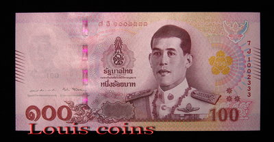 【Louis Coins】B1480-THAILAND --2018泰國紙幣 100 Baht（806）