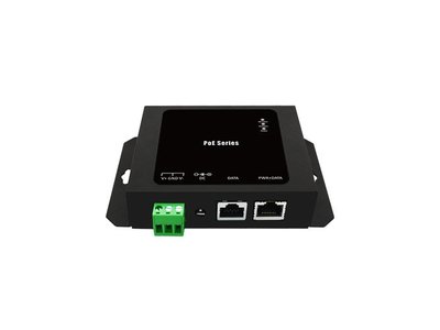 CERIO智鼎POE-DGT-ZW_Gigabit to30Watt PoE+Adapter寬溫/寬壓網路電源供應輸出器