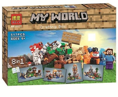 ☆ 恩祐小舖- 博樂 我的世界 My world (電玩創世神) minecraft NO:10177【Lego系列 】