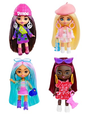 2022新款 特價 芭比 Barbie Extra Mini Minis 小人 娃娃 時尚造型