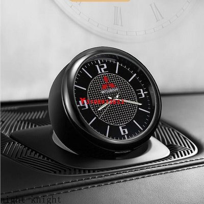 洪興 汽車內飾零件迷你時鐘手錶汽車電子石英手錶適用於三菱歐藍德 Mirage ASX Lancer EVO PAJER