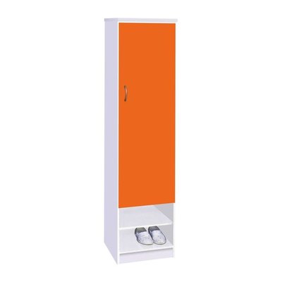 現貨熱銷-【PA981-08】直立式鞋櫃(SH-166)(橙門、白色)