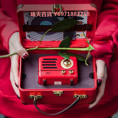 貓王音響小王子音箱復古收音機家用音響超重低音炮女生日禮物
