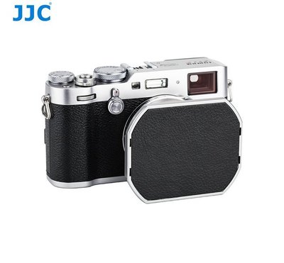 泳 JJC 富士LH-X100金屬方形遮光罩配轉接環遮光罩蓋X70 / X100 / X100 JX100FII 相機
